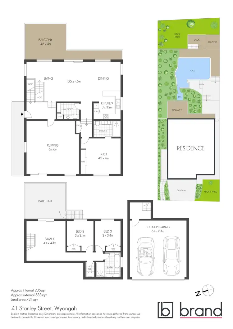 Floorplan of Homely house listing, 41 Stanley Street, Wyongah NSW 2259
