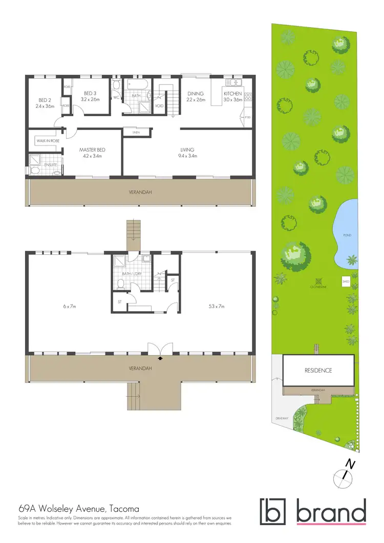 Floorplan of Homely house listing, 69a Wolseley Avenue, Tacoma NSW 2259