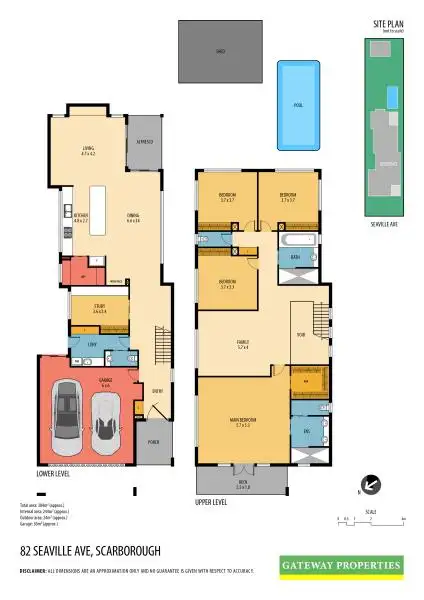 Floorplan of Homely house listing, 82 Seaville Ave, Scarborough QLD 4020