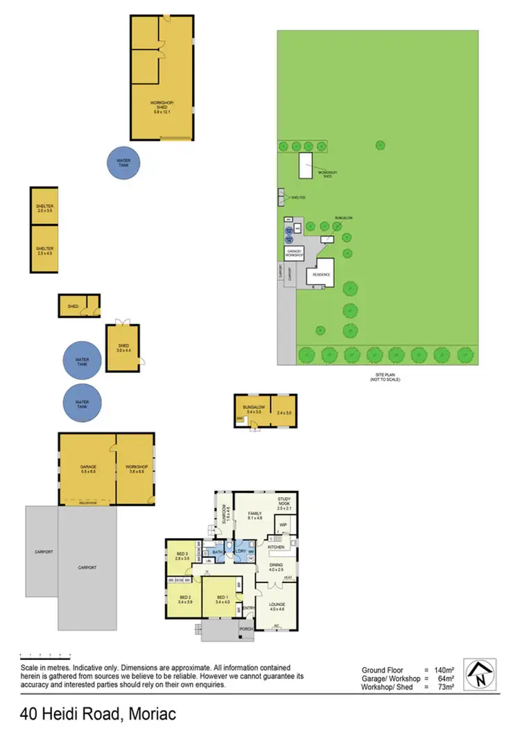 Floorplan of Homely rural property listing, 40 Heidi Road, Moriac VIC 3240