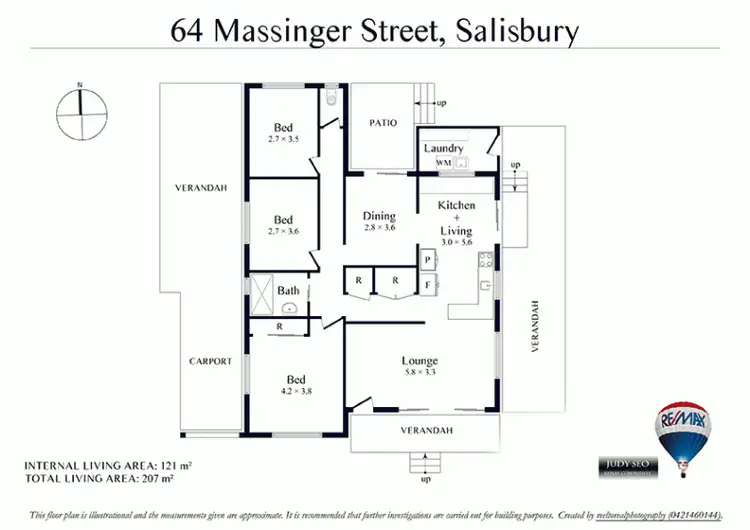 Floorplan of Homely house listing, 64 Massinger st, Salisbury QLD 4107