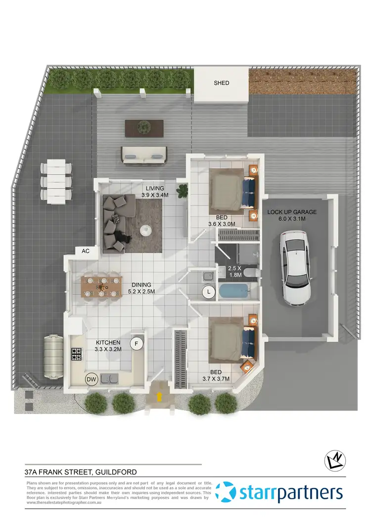 Floorplan of Homely villa listing, 37a Frank Street, Guildford NSW 2161