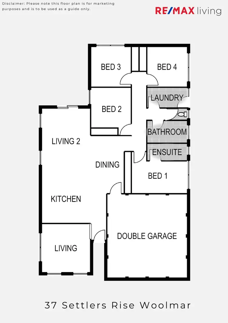 Floorplan of Homely house listing, 37 Settlers Rise, Woolmar QLD 4515