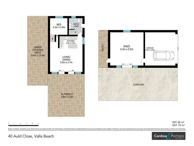 Floorplan of Homely rural property listing, 40 Auld Close, Valla NSW 2448