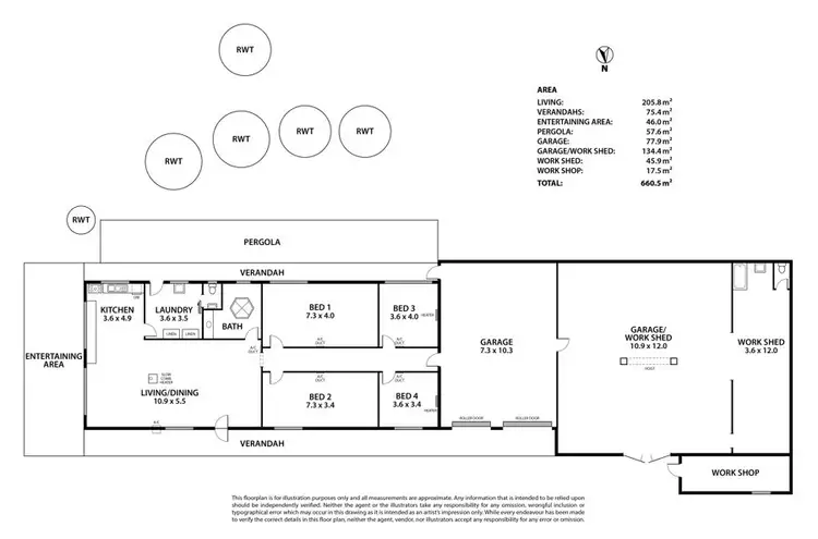 Floorplan of Homely house listing, 503 Thomas Crescent, Monarto South SA 5254