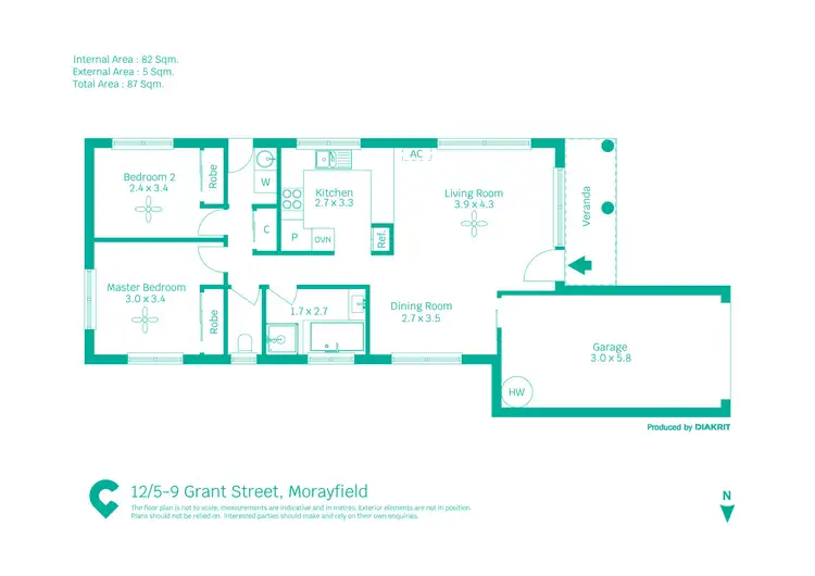 Floorplan of Homely unit listing, 12/5-9 Grant Road, Morayfield QLD 4506
