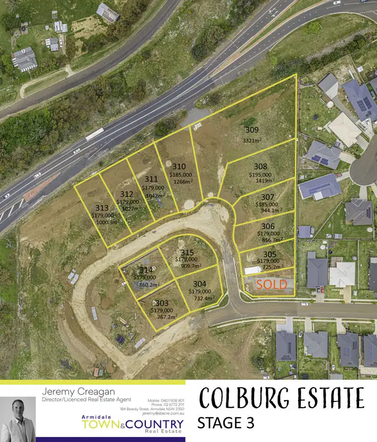 Floorplan of Homely house listing, Lot 307 Colburg Estate, Armidale NSW 2350