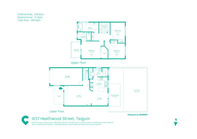 Floorplan of Homely unit listing, 9/27 Heathwood Street, Taigum QLD 4018