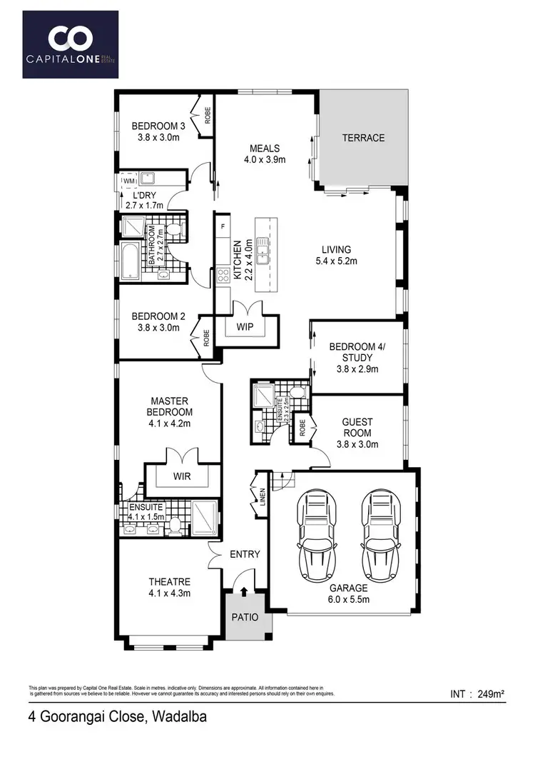 Floorplan of Homely house listing, 4 Goorangai Close, Wadalba NSW 2259