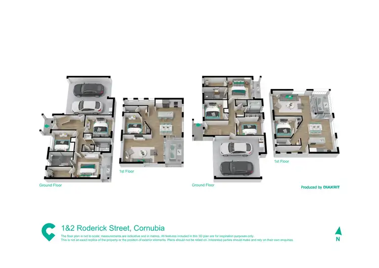 Floorplan of Homely house listing, 1&2/91 Roderick St, Cornubia QLD 4130
