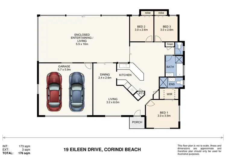 Floorplan of Homely house listing, 19 Eileen Drive, Corindi Beach NSW 2456