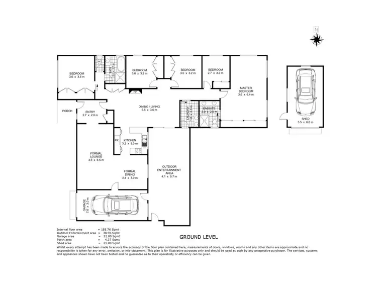 Floorplan of Homely house listing, 12 Lotus Crescent, Centenary Heights QLD 4350