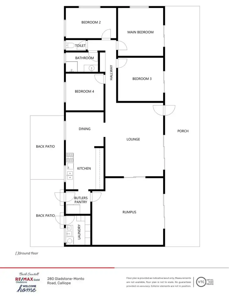 Floorplan of Homely rural property listing, 280 Gladstone-Monto Road, Calliope QLD 4680