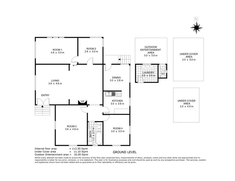 Floorplan of Homely house listing, 100b Holberton Street, Newtown QLD 4350