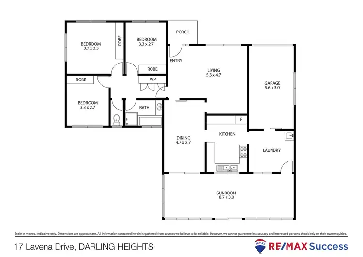 Floorplan of Homely house listing, 17 Lavena Drive, Darling Heights QLD 4350