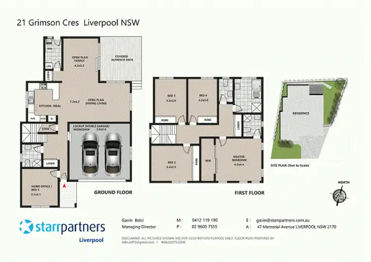Floorplan of Homely house listing, 21 Grimson Crescent, Liverpool NSW 2170
