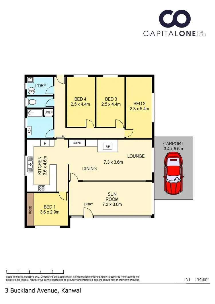 Floorplan of Homely house listing, 3 Buckland Avenue, Kanwal NSW 2259