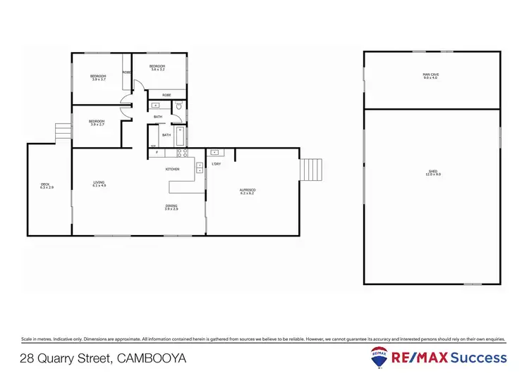 Floorplan of Homely house listing, 28 Quarry Street, Cambooya QLD 4358