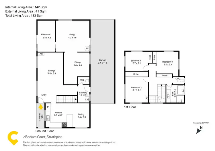 Floorplan of Homely house listing, z2 Bodiam Court, Strathpine QLD 4500