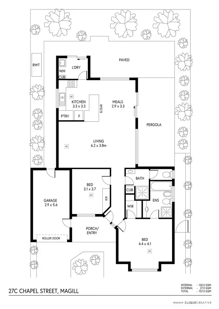 Floorplan of Homely house listing, 27C Chapel Street, Magill SA 5072