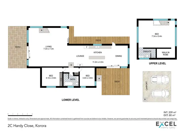 Floorplan of Homely house listing, 2c Hardy Close, Korora NSW 2450