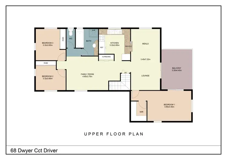 Floorplan of Homely house listing, 68 Dwyer Circuit, Driver NT 830