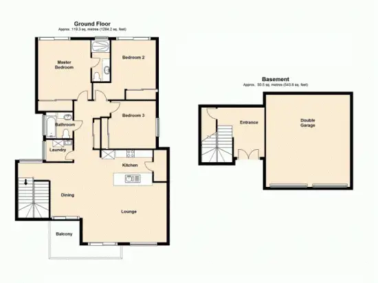 Floorplan of Homely townhouse listing, 48/1 Grange Blvd, Upper Coomera, Upper Coomera QLD 4209