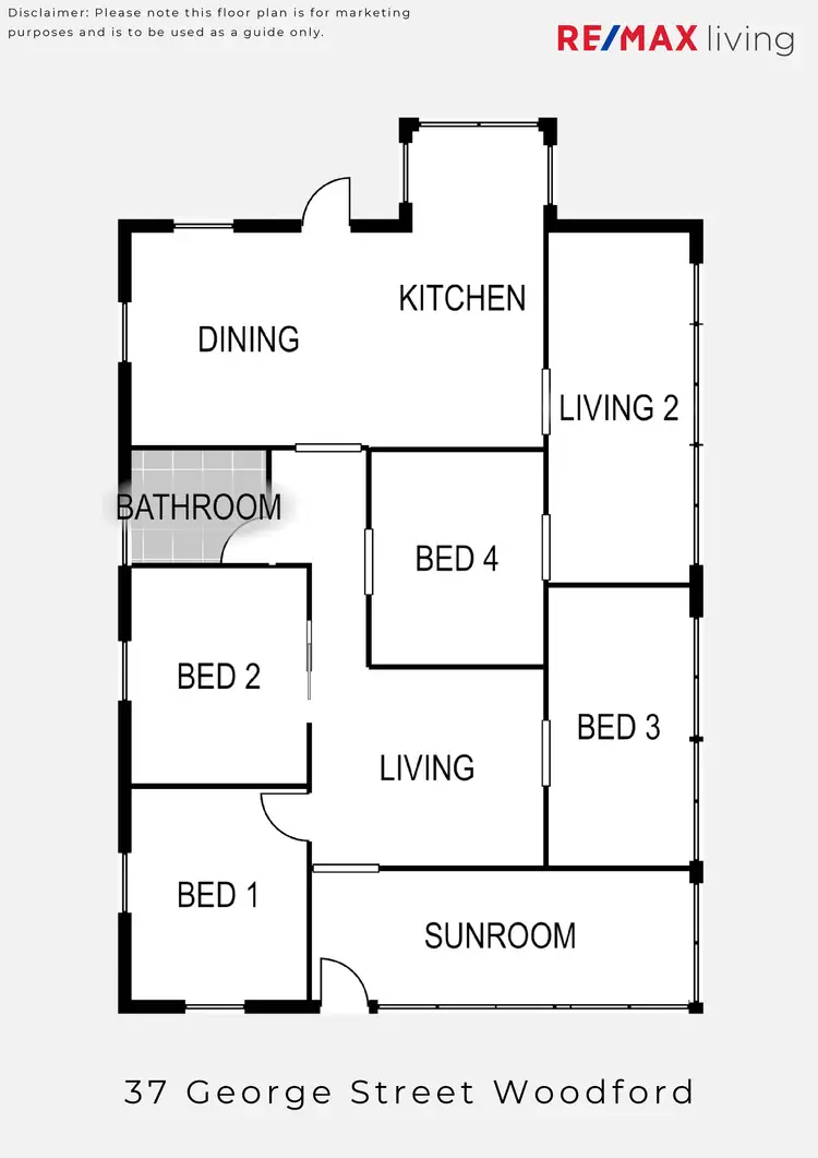 Floorplan of Homely house listing, 37 George Street, Woodford QLD 4514