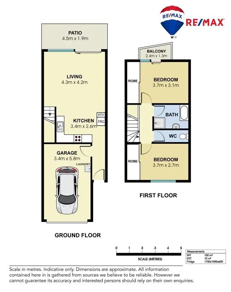 Floorplan of Homely townhouse listing, Address available on request