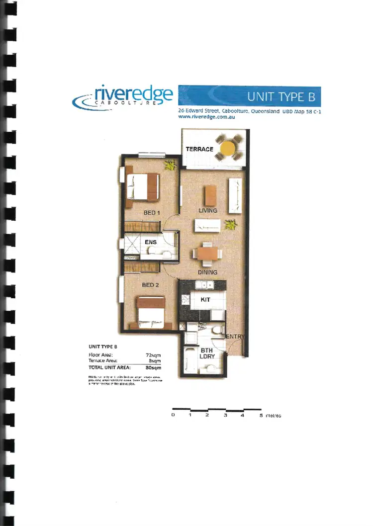 Floorplan of Homely unit listing, 326/26-32 Edward Street, Caboolture QLD 4510