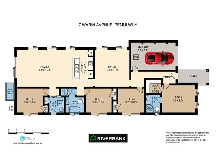 Floorplan of Homely house listing, 7 Warin Ave, Pemulwuy NSW 2145