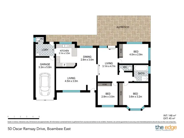 Floorplan of Homely house listing, 50 Oscar Ramsay Drive, Boambee East NSW 2452