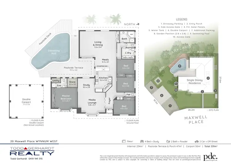 Floorplan of Homely house listing, 20 Maxwell Place, Wynnum West QLD 4178