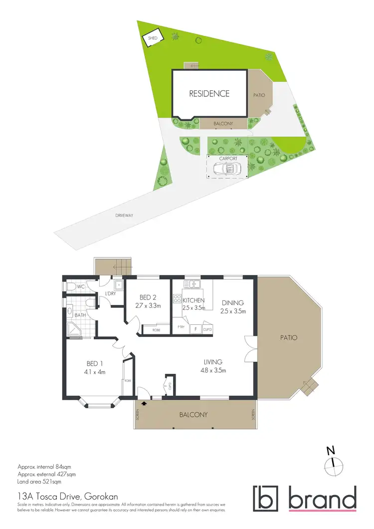 Floorplan of Homely house listing, 13a Tosca Drive, Gorokan NSW 2263