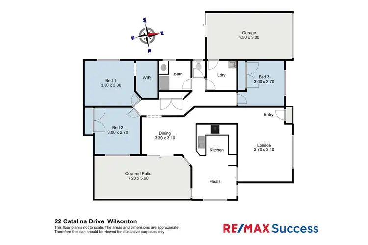 Floorplan of Homely house listing, 22 Catalina Drive, Wilsonton QLD 4350