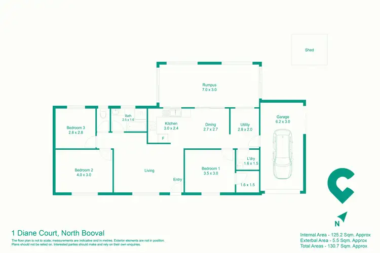 Floorplan of Homely house listing, 1 Diane Court, North Booval QLD 4304