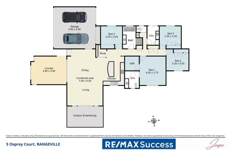 Floorplan of Homely house listing, 5 Osprey Court, Rangeville QLD 4350