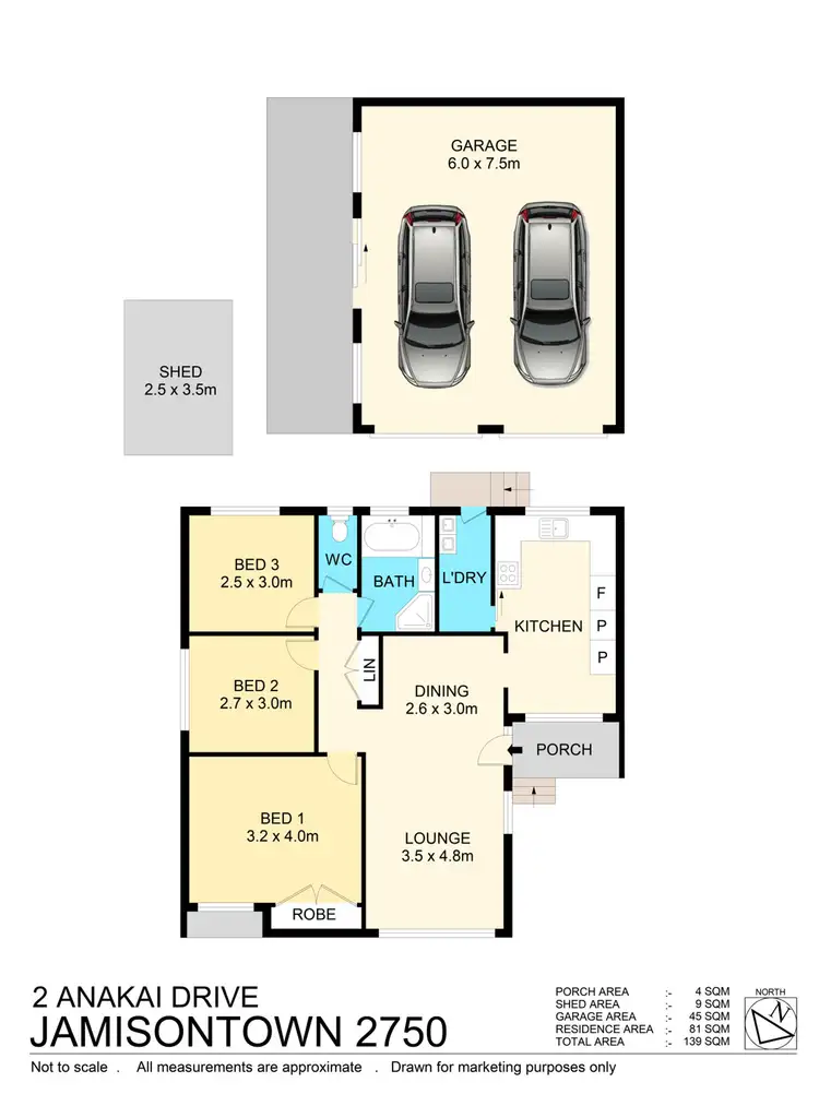 Floorplan of Homely house listing, 2 Anakai Drive, Jamisontown NSW 2750