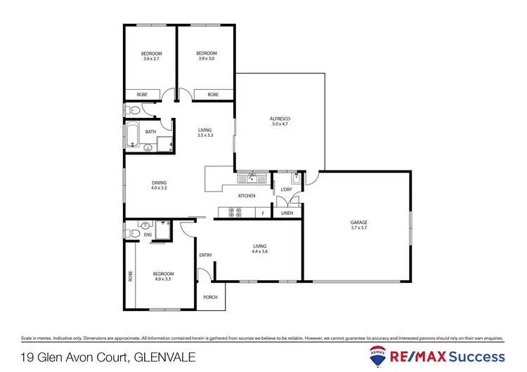 Floorplan of Homely house listing, 19 Glen Avon Court, Glenvale QLD 4350