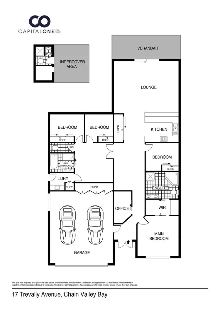 Floorplan of Homely house listing, 17 Trevally Avenue, Chain Valley Bay NSW 2259