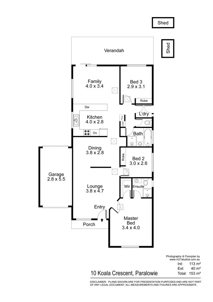 Floorplan of Homely house listing, 10 Koala Crescent, Paralowie SA 5108