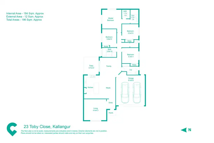 Floorplan of Homely house listing, 23 Toby Close, Kallangur QLD 4503