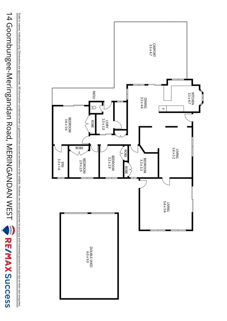 Floorplan of Homely rural property listing, 14 Goombungee-Meringandan Road, Meringandan West QLD 4352