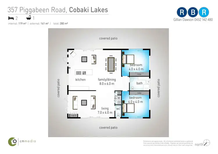 Floorplan of Homely rural property listing, 357 Piggabeen Road, Cobaki Lakes NSW 2486