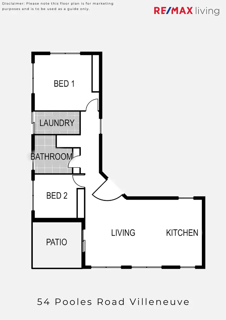 Floorplan of Homely house listing, 54 Pooles Road, Villeneuve QLD 4514