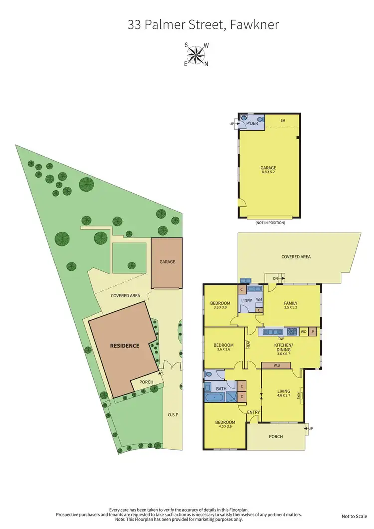 Floorplan of Homely house listing, 33 Palmer Street, Fawkner VIC 3060