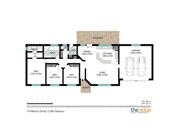 Floorplan of Homely house listing, 14 Merino Drive, Coffs Harbour NSW 2450