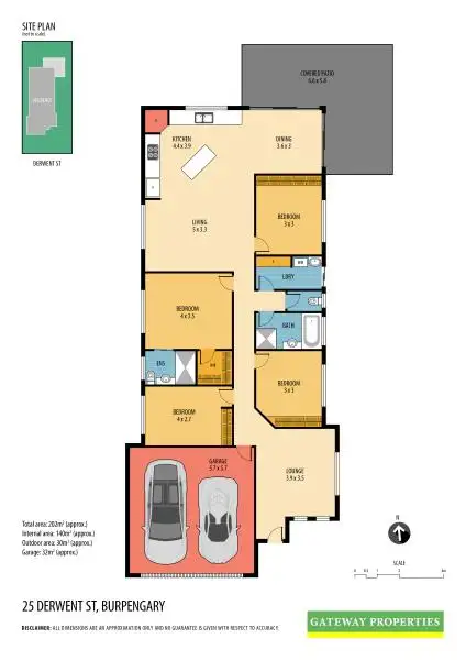 Floorplan of Homely house listing, 25 DERWENT STREET, Burpengary QLD 4505