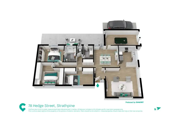 Floorplan of Homely house listing, 78 Hedge Street, Strathpine QLD 4500