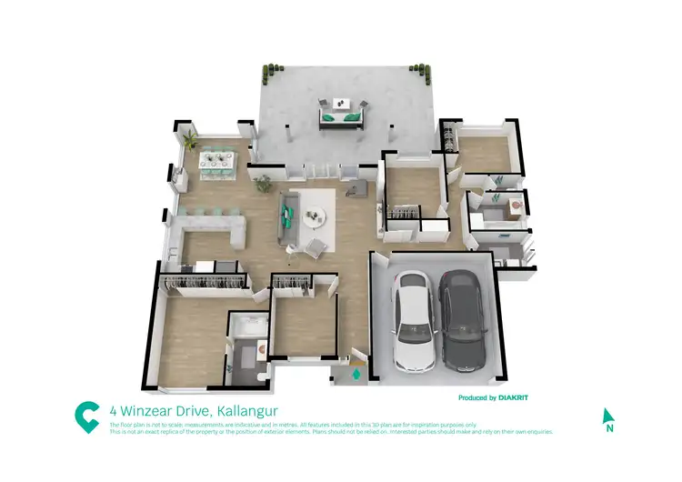 Floorplan of Homely house listing, 4 Winzear Drive, Kallangur QLD 4503